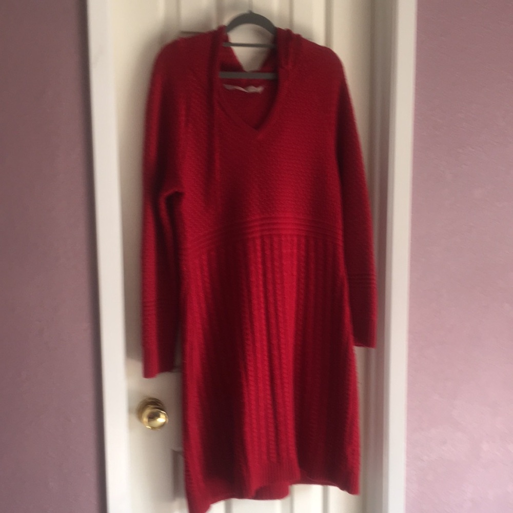 Hooded Sweater Dress